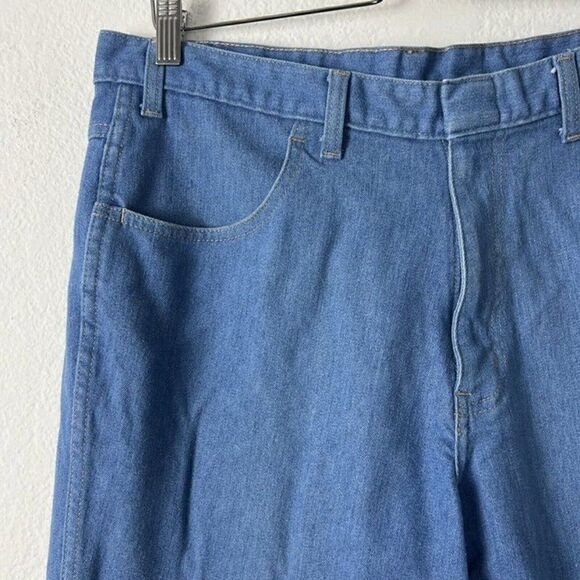 Towncraft Vintage Denim Mens Jeans 38x29 Tapered Light Wash Straight Leg Retro - Picture 3 of 12